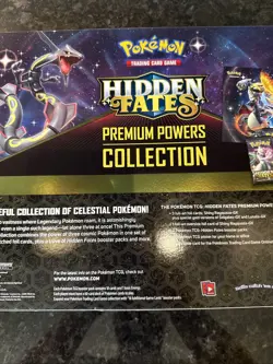 Pokemon Hidden Fates Premium Powers Factory Sealed Box Box Has Tear As Pictured - Image 10
