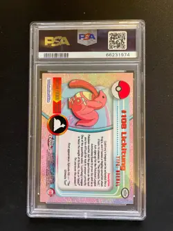 2000 Pokemon Topps Chrome Lickitung #108 PSA 8 - Image 4