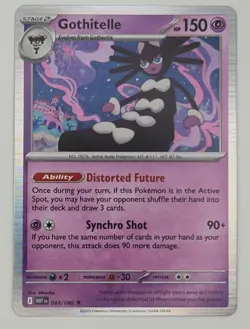 Gothitelle 043/086 Holo Rare White Flare Pokemon TCG NM - Image 1