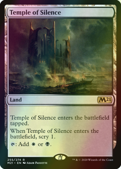 MTG Temple of Silence Foil ** Core Set 2021 ** English (NM) - Image 2