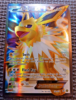 2017 Pokemon Jolteon EX Full Art Mega Power Collection #28a LP+/NM - Image 3