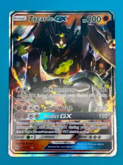Zygarde GX #73 Pokemon Card Forbidden Light Ultra Rare Holo Full Art 73/131 TCG - Image 2