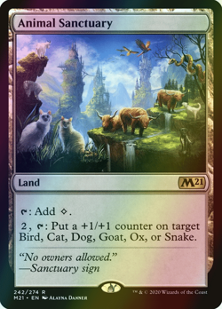 MTG Animal Sanctuary Foil ** Core Set 2021 ** English (NM) - Image 2
