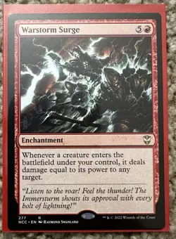 MTG - Warstorm Surge - Commander: Streets Of New Capenna - NM - Image 2