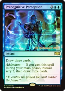 1x Precognitive Perception - Foil Prerelease Promo Light Play, English Prereleas - Image 2