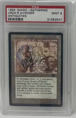 MTG Magic - Antiquities - Urza's Avenger - PSA 9 - Image 2