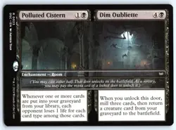 Polluted Cistern Dim Oubliette - Commander Duskmourn - MTG - Near Mint - Image 2