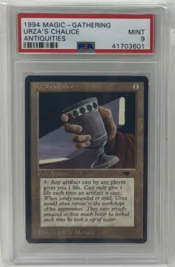 MTG Magic - Antiquities - Urza's Chalice - PSA 9 - Image 2
