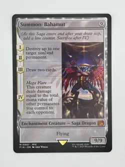 MTG Final Fantasy - Summon: Bahamut - M 0001 (Regular) MTG FF: FIC - Image 1