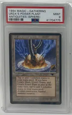MTG Magic - Antiquities - Urza's Power Plant (Sphere) - PSA 9 - Image 2
