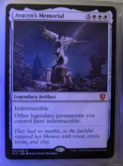 MTG Avacyn's Memorial - Commander: Innistrad: Midnight Hunt NM/Reg English - Image 1