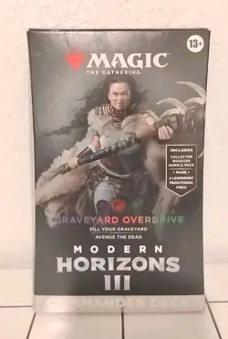 - NEW- MTG Graveyard Overdrive Commander Deck Modern Horizons 3 - Image 1
