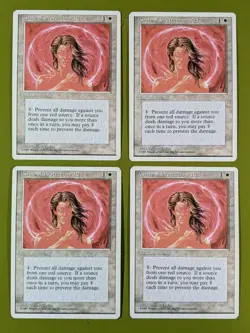 Circle of Protection: Red x4 Fourth Edition 4th 4x Magic the Gathering MTG - Image 1