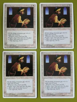 Piety x4 Fourth Edition 4th 4x MTG Magic the Gathering - Image 1