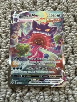 Pokemon Gengar VMAX Alternate Art Secret Holo Card 271/264 Swsh08: Fusion Strike - Image 6