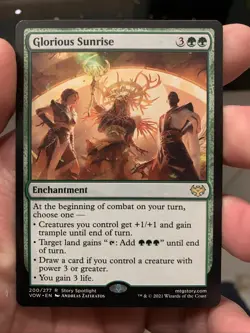 MTG - Innistrad Crimson Vow - Glorious sunrise - NM - Image 3