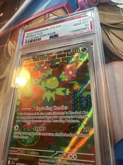 PokÃ©mon TCG Maractus Card 160/159 Journey Together PSA 10 - Image 1