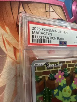 PokÃ©mon TCG Maractus Card 160/159 Journey Together PSA 10 - Image 4
