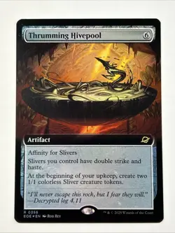 MTG - Thrumming Hivepool (Extended Art) - Edge of Eternities - Foil - LP - Image 1