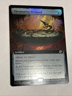 MTG - Thrumming Hivepool (Extended Art) - Edge of Eternities - Foil - LP - Image 3