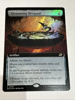 MTG - Thrumming Hivepool (Extended Art) - Edge of Eternities - Foil - LP - Image 5