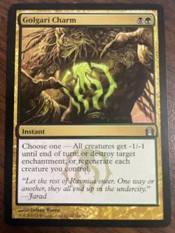 MTG - Golgari Charm 164/274 - Return to Ravnica - Non-Foil Uncommon - Near Mint - Image 3