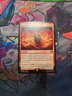 0146 Nibelheim Aflame Sorcery Mythic Rare Final Fantasy MTG NM - Image 1