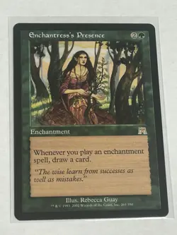 Enchantress's Presence 2002 Onslaught Green Rare Enchantment MTG NM - Image 1