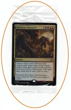 1x - Mutinous Massacre - FOIL Prerelease (sealed) - Edge of Eternities - NM MTG - Image 1