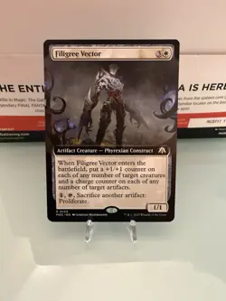 Filigree Vector (Extended Art) - Commander: March of the Machine (MOC) NM MTG - Image 1