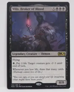 MTG Vilis, Broker of Blood - Legendary Creature - Demon - Core 2020 122 NM - Image 3