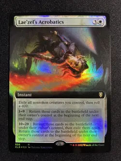 MTG - Lae'zel's Acrobatics (Extended Art) Battle for Baldur's Gate FOIL - Image 1