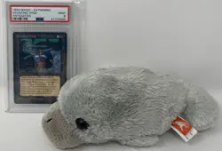 MTG Magic - Antiquities - Haunting Wind - PSA 9 - Image 1
