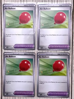 Pokemon TCG - Air Balloon - 079/086 - SV: Black Bolt X4 NM Playset - Image 1