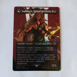 Sephiroth, Fabled SOLDIER (Borderless) (Surge Foil) (0527) Final Fantasy Foil - Image 1