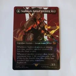 Sephiroth, Fabled SOLDIER (Borderless) (Surge Foil) (0527) Final Fantasy Foil - Image 3
