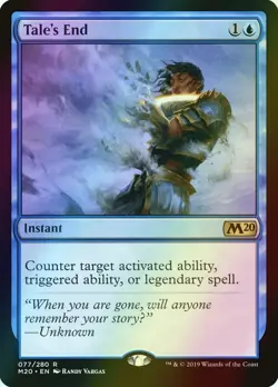 MTG Tale's End Foil ** Core Set 2020 ** English (NM) - Image 1
