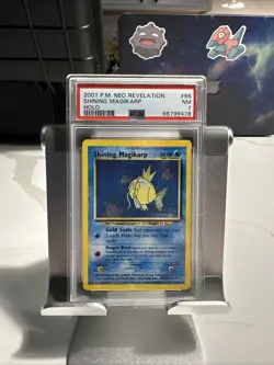 Pokemon 2001 Neo Revelation Magikarp #66 PSA 7 - Image 1