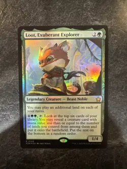 Loot, Exuberant Explorer Foil Card Magic the Gathering Near Mint Condition - Image 1