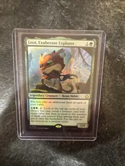 Loot, Exuberant Explorer Foil Card Magic the Gathering Near Mint Condition - Image 7