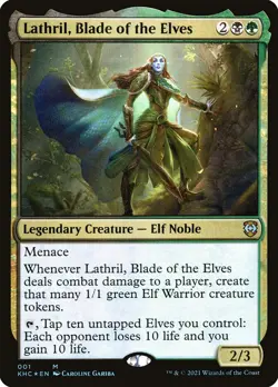 MTG Lathril, Blade of the Elves ** Kaldheim Commander ** English (NM) - Image 2