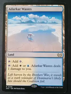 MTG Commander - Adarkar Wastes - Rare Land - Image 1