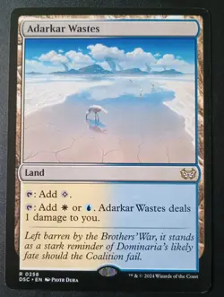 MTG Commander - Adarkar Wastes - Rare Land - Image 2