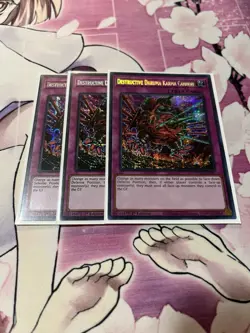 Yugioh! 3x NM Destructive Daruma Karma Cannon (Prismatic Secret) MP23-EN217 - Image 1