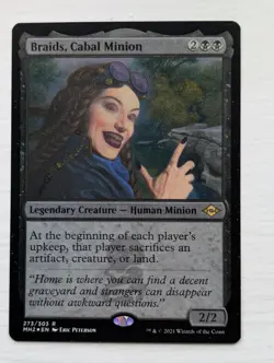 Braids, Cabal Minion ETCHED FOIL - Modern Horizons 2 - Magic the Gathering - NM - Image 2