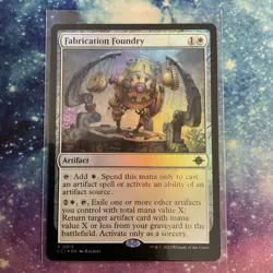 Fabrication Foundry (FOIL) x1 - MTG The Lost Caverns of Ixalan LCI #12 - Image 2