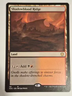 Shadowblood Ridge - Commander: Innistrad Crimson Vow - Magic the Gathering MTG - Image 3