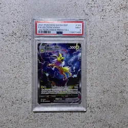 Jolteon Vmax SWSH184 Black Star Promo Rare Pokemon Card PSA 9 MINT - Image 1