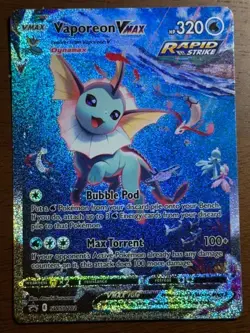 Vaporeon VMAX SWSH182 Sword & Shield Promo Holo Card - Image 1