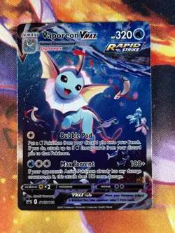 Vaporeon VMAX SWSH182 Sword & Shield Promo Holo Card - Image 1